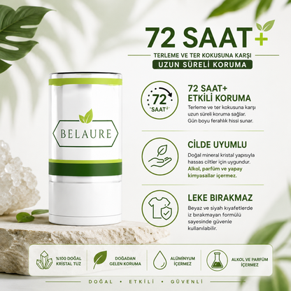 Belaure™ Doğal Mineral Tuz Taşı Roll-On Deodorant Unisex