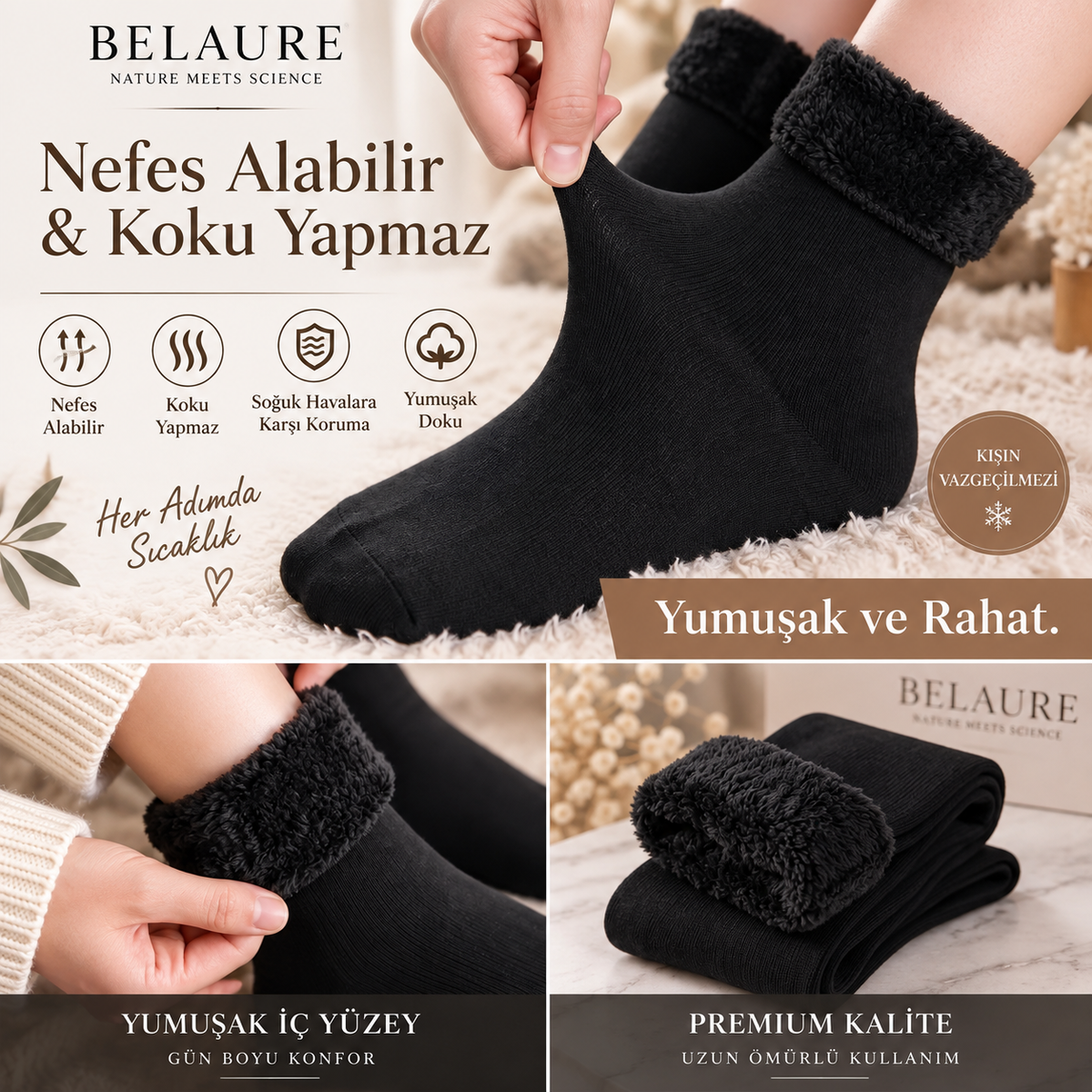 Unisex Premium Termal Çorap