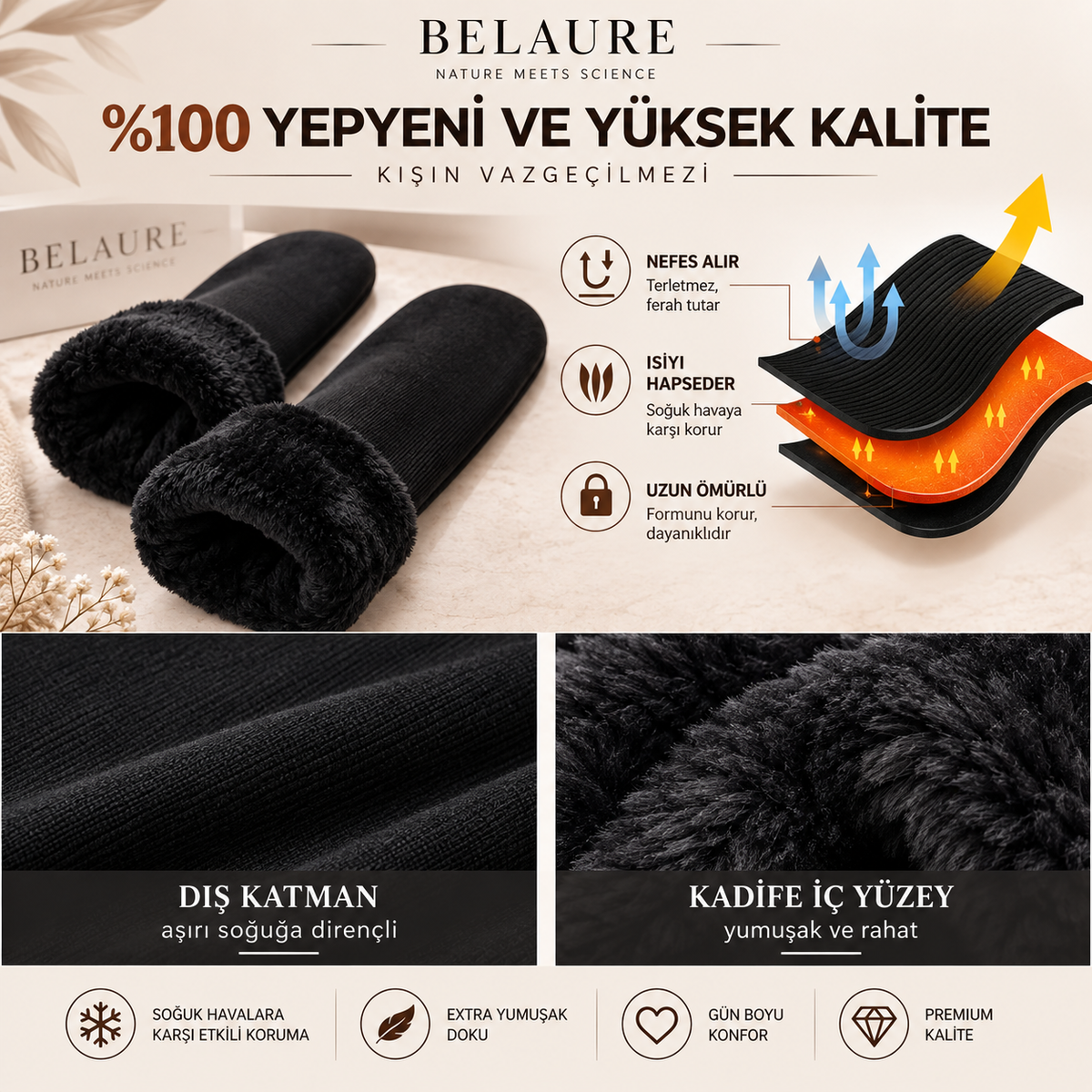 Unisex Premium Termal Çorap