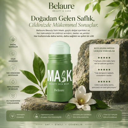 Belaure™ Yeşil Çay Özlü Siyah Nokta Ve Sivilce Maskesi