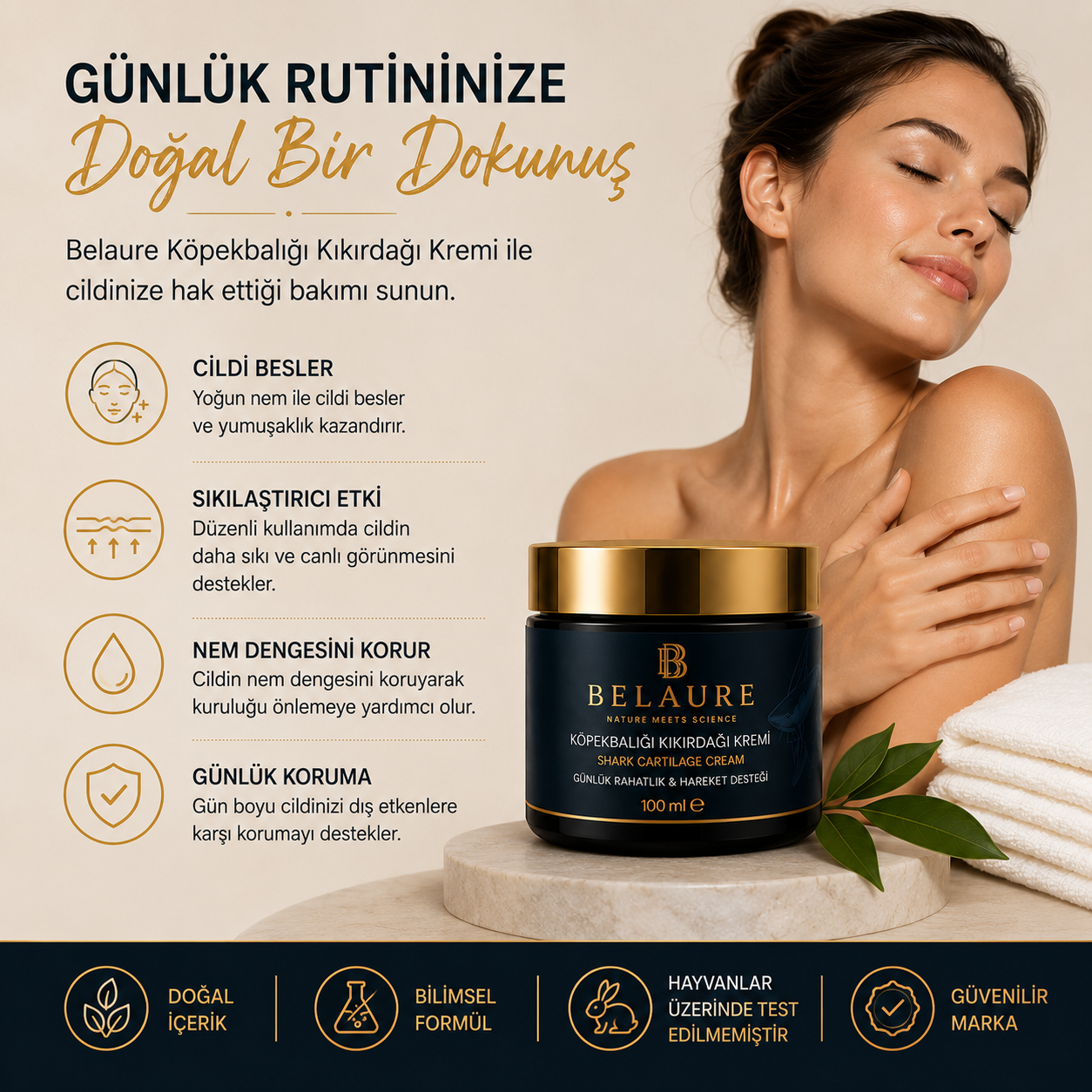 Köpekbalığı Kıkırdağı Kremi