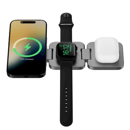 Portable 3-in-1 Wireless Charger