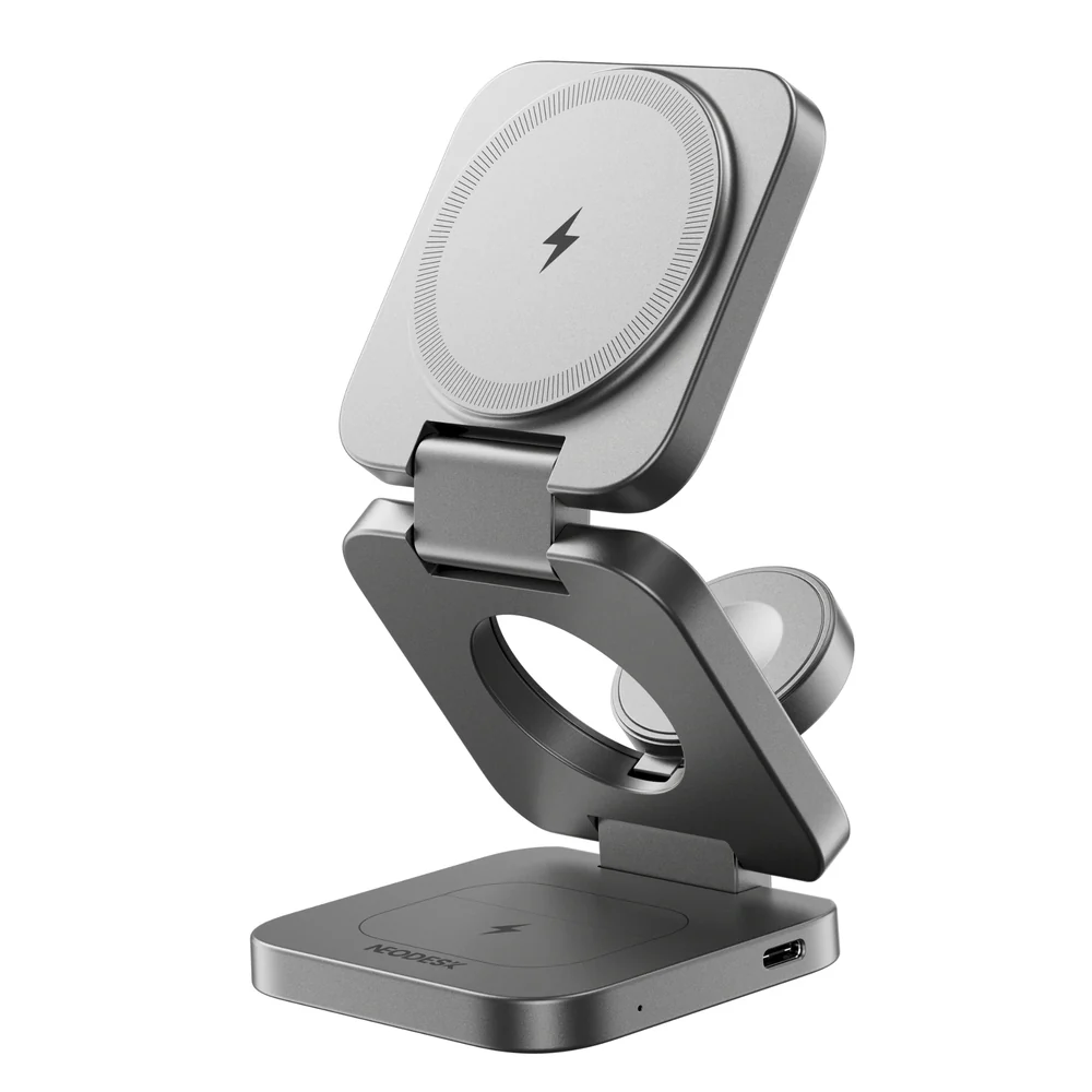 Portable 3-in-1 Wireless Charger