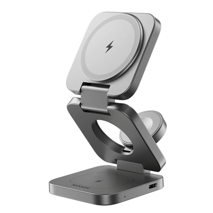 Portable 3-in-1 Wireless Charger